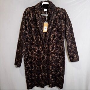 Cyrus Black and Brown Women's Coat